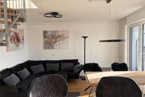 Neubau vollmöbl. 2,5 -Zi Penthouse Whg -Balkon u Dachterrasse in Muc-Aubing, 5 Min. S-Bahn Leienfels – Ilse-Fehling-Str. 8, 81245 Altaubing, München – Vorschaubild 5