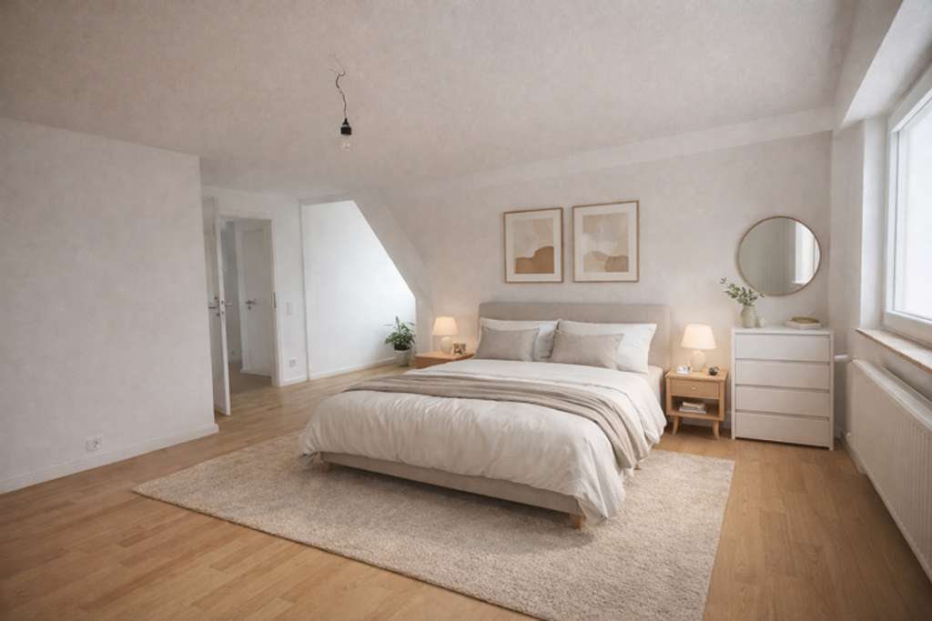 Immobilie in Bodenheim - ImmobilienPunkt***SCHICKE DACHGESCHOSSSTUDIOWOHNUNG IM HISTORISCHEN ORTSKERN VON BODENHEIM! - Bild 4