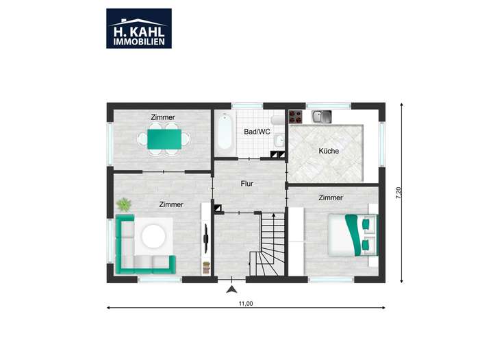 Grundriss Erdgeschoss 