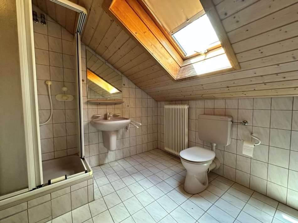 Dusche mit WC