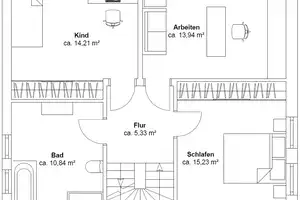 Charmante Doppelhaushälfte im Dorfkern Wartenberg - 5 Zimmer, Küche, Gäste-WC, Veranda – Berlin – Vorschaubild 22