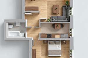 Sofort frei: 2-Raum-Wohnung mit großem Balkon ins Grüne, Parkett und Keller in Dresden-Laubegast – 1279 Laubegast, Dresden – Vorschaubild 9