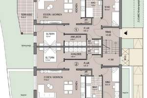 Moderne 2,5 und 3,5 Zimmer-Wohnung mit sonnigem Balkon oder Terrasse in Weilheim/Teck – Wühlestraße 7, 73235 Weilheim an der Teck – Vorschaubild 4