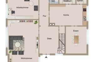 Gepflegtes Einfamilienhaus in guter Lage mit vielseitigen Nutzungsmöglichkeiten – 49377 Vechta – Vorschaubild 21