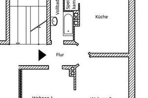 Charmante 2-Zi.-Altbauwohnung, frisch renoviert und mit Balkon – Schwartauer Allee 121a, 23554 Sankt Lorenz Nord, Lübeck – Vorschaubild 9