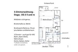 Wohngemeinschaft / 3-Zimmer Wohnung im Gründerzeitviertel – nähe Schillerplatz – Humboldtstraße 36, 41061 Mönchengladbach – Vorschaubild 24