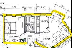 neu sanierte 2-Raumwohnung
