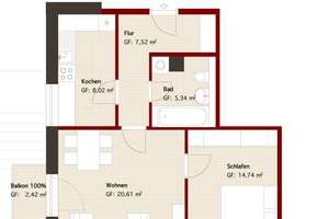 **Exklusive Loftwohnung mit PKW-Stellplatz in sehr gutem Zustand **