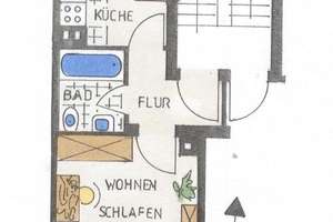 1-Zimmer-Wohnung in Pforzheim nahe der Enz – Kaiser-Friedrich-Str. 89, 75172 Südweststadt, Pforzheim – Vorschaubild 2