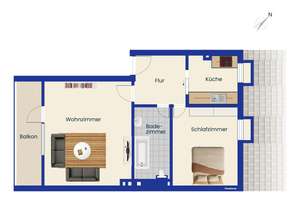 Über den Dächern Münchens – Charmante 2-Zimmer-Dachgeschosswohnung mit Süd-West-Balkon - Maxvorstadt – Die vollständige Adresse der Immobilie erhältst du vom Anbieter., 80798 Josephsplatz, München – Vorschaubild 14