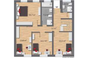 Natur pur & Wohnkomfort: Gepflegtes rd. 145 m² EFH mit Potenzial am Waldrand von Überruhr-Holthausen – Die vollständige Adresse der Immobilie erhältst du vom Anbieter., 45277 Überruhr-Holthausen, Essen – Vorschaubild 23