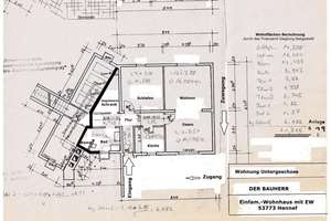 Helle 3-Zimmer Wohnung in Hennef (Sieg) mit Garage
