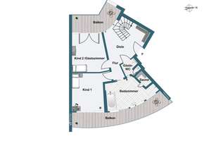 Exklusives Penthouse mit unvergleichlichem Panoramablick aufs Wasser – Die vollständige Adresse der Immobilie erhältst du vom Anbieter., 14469 Nauener Vorstadt, Potsdam – Vorschaubild 20