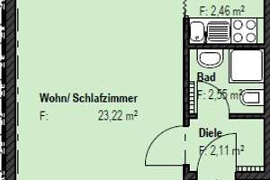 +++ TOP STUDENTENAPARTMENT, SANIERT, VOLLMÖBLIERT, EBK, WLAN +++ – Die vollständige Adresse der Immobilie erhältst du vom Anbieter., 45127 Stadtkern, Essen – Vorschaubild 4