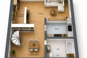 Charmante Maisonette-Wohnung im Loft-Stil – 40489 Wittlaer, Düsseldorf – Vorschaubild 14