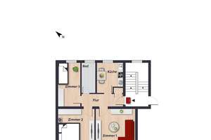Attraktive Wohnung in toller Lage! // 1.OG rechts – Rathenauplan 6, 38440 Schillerteich, Wolfsburg – Vorschaubild 5