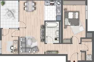 Zentrale, moderne 2.5 Zimmer Wohnung am Neckarbogen – Theodor-Fischer-Straße 2, 74076 Heilbronn, Heilbronn – Vorschaubild 12