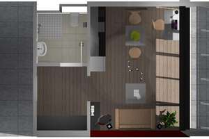 Charmantes 1-Zimmer-Apartment  zur Miete in Münster- Wentzel Dr. – Lehmkamp 2, 48161 Gievenbeck, Münster – Vorschaubild 8