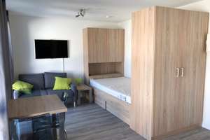 Schöne möblierte 1-Zimmer-Studenten-Wohnung mit Balkon nähe FH