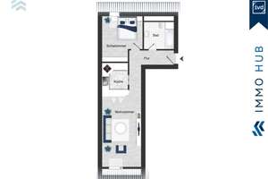 ++ 4,87% IST-Rendite, zentrumsnah! Charmante 2-Zimmer Dachgeschoss Wohnung im Zentrum Nord ++ – Die vollständige Adresse der Immobilie erhältst du vom Anbieter., 4105 Zentrum-Nord, Leipzig – Vorschaubild 13