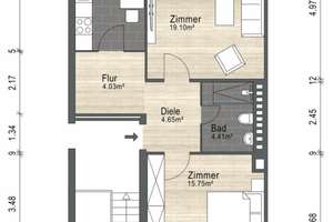 Erstklassig sanierte 2-Zimmer-Wohnung in der Bremer Altstadt – frei ab 01.10.2026 – Die vollständige Adresse der Immobilie erhältst du vom Anbieter., 28195 Altstadt, Bremen – Vorschaubild 7