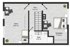 Provisionsfrei – Familienfreundliches Haus mit sonnigem Garten und moderner Ausstattung – Die vollständige Adresse der Immobilie erhältst du vom Anbieter., 41199 Odenkirchen-Mitte, Mönchengladbach – Vorschaubild 22