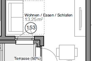 modernes 1-Zimmer-Apartment im Münchner Norden, Nähe Olympiapark (#153) – Preußenstraße 5, 80809 München – Vorschaubild 8