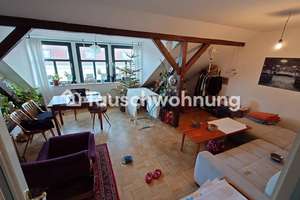 Tauschwohnung: Dachgeschosswohnung beim Plagwitzer Bahnhof