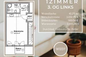 Modernes Apartment mit Balkon: Wohnen in zentraler Lage – Wiesenstraße 4A, 13357 Gesundbrunnen, Berlin – Vorschaubild 1