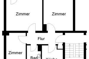 Schöne 3-Zimmer-Erdgeschoss-Wohnung am Kalkhügel! – Am Kalkhügel 10, 49080 Kalkhügel, Osnabrück – Vorschaubild 2