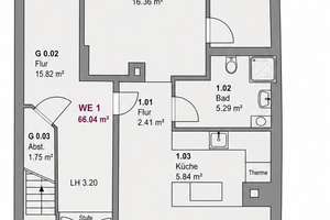 Provisionsfrei – Moderne 2,5 Zimmer-Wohnung mit Terrasse in ruhiger Lage nahe der Trave – Die vollständige Adresse der Immobilie erhältst du vom Anbieter., 23552 Innenstadt, Lübeck – Vorschaubild 21