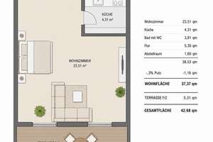 Vermietetes Apartment in begehrter Wohnlage mit traumhaftem Balkon – Karl-Marx-Ring 130, 81737 Neuperlach, München – Vorschaubild 12