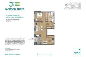 2-Zimmer-Wohnung mit Einbauküche in Mannheim – Franklin-D.-Roosevelt-Straße 19, 68309 Käfertal, Mannheim – Vorschaubild 12