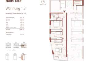 WE Tara 2  /// 4-Zimmer-Wohnung mit großzügigem Balkon (WE 1.3+1.4) – 79104 Herdern-Nord, Freiburg im Breisgau – Vorschaubild 18