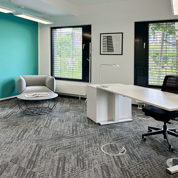 Vielfalt an Arbeitsplatzlösungen: je nach Bedarf in HQ Teltow