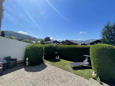 Ferienwohnsitz in Oberstaufen möbl. 1,5-Zi.-Whg., zentrumsnahe, ruhige, sonnige Lage mit Fernsicht