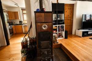 Helle 3-Zimmer-Wohnung im denkmalgeschützten Fachwerkhaus mit Holzdielen und Kamin – Die vollständige Adresse der Immobilie erhältst du vom Anbieter., 64839 Münster – Vorschaubild 3