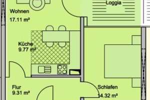 helle 2 Zimmer mit Balkon, Bonn nähe Post, Telekom inkl. Hausmeisterservice – Bernkasteler Straße 1, 53175 Friesdorf, Bonn – Vorschaubild 2