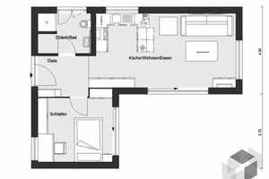 Stilvolle, sanierte 1,5-Raum-Wohnung mit EBK in Hamburg Heimfeld – Gazertstraße 17C, 21075 Hamburg – Vorschaubild 1