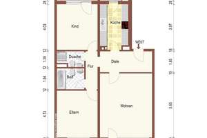 Großzügig wohnen im EG: 3 Zimmer, Südterrasse & zwei Loggien – KA-Mühlburg – Die vollständige Adresse der Immobilie erhältst du vom Anbieter., 76185 Mühlburg, Karlsruhe – Vorschaubild 24