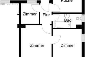 Kleine 2-Zimmer-Wohnung! Zentrumsnah! – Robert-Linnarz-Str. 1 /1.OG, 31061 Alfeld (Leine) – Vorschaubild 4