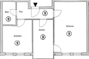 Ideal für Singles & Paare: 2-Zimmer-Wohnung mit Aufzug in Stadtfeld Ost – Große Diesdorfer Straße 30, 39108 Stadtfeld Ost, Magdeburg – Vorschaubild 2