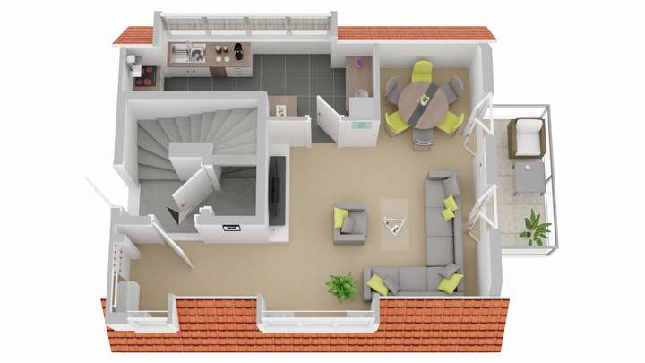 Grundriss - Illustration