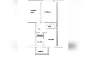 Tauschwohnung: 2-Zimmer mit Balkon gegen min. 2,5 :) – Die vollständige Adresse der Immobilie erhältst du vom Anbieter., 30167 Nordstadt, Hannover – Vorschaubild 3