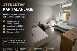 Renditestarke Wohnung mit ca. 80 m² und vielseitiger Nutzung