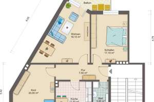 Modernisierte 3-Zimmer-Wohnung mit Balkon und Fußbodenbelag in Bremerhaven-Lehe! – Fritz-Reuter-Straße 31, 27568 Lehe, Bremerhaven – Vorschaubild 8