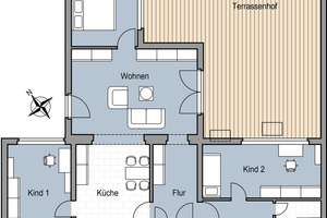 Großzügiges Wohnglück: 4-Zimmer-Erdgeschosswohnung mit eigener Terrasse! – Augustastr. 3, 51065 Mülheim (Ortsteil), Köln – Vorschaubild 2
