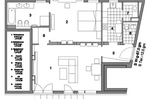 Wohnen im Botschaftsviertel: voll möblierte 2-Zi-Whg, 90 m² + große Terrasse per SOFORT zu VERKAUFEN – Berlin – Vorschaubild 24