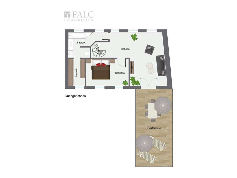 Mittelhaus 2.OG - Whg 1