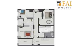 Großzügige 130 m² Erdgeschosswohnung in zentraler Lage von Düsseldorf-Pempelfort – 40211 Pempelfort, Düsseldorf – Vorschaubild 15
